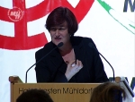 Bayerns Sozialministerin Christa Stewens im Haberkasten: Wie geht's weiter mit der Kleinkinderbetreuung