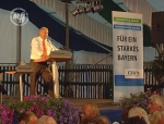 Ministerpräsident Dr. Günther Beckstein zu Gast beim TSV in Taufkirchen