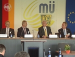 Festakt 10 Jahre Verkehrsgemeinschaft Mühldorf VLMü mit Bayerns Wirtschaftsminister Martin Zeil
