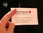 BRK wirbt in SOB-Pendlerzügen fürs Blutspenden