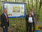 Zertifikat: Tertiärwelt in Aubenham ist Nr. 66 der 100 schönsten Geotope in Bayern