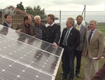 Vorbild Ampfing: Die Photovoltaikanlage auf der ehemaligen Mülldeponie nimmt den Betrieb auf