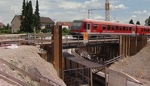 Der zweigleisige Ausbau der Bahnstrecke Mühldorf-Tüssling ist im Zeitplan und im Kostenrahmen