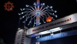 Ein schneller Blick: Der Auftaktabend auf dem Volksfest in Mühldorf