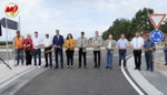 Verkehrsfreigabe des Kreisverkehrs bei Haigerloh - In Rekordzeit gebaut